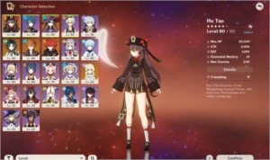 Genshin Impact AR 55 - 5 Characters 5* / 2 Weapons 5*