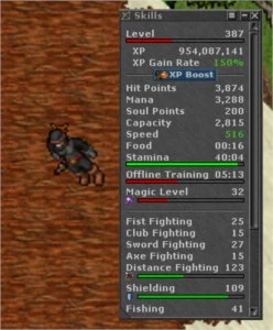 Rp 387 - 123/109 20 dias P.A - 35% LOYALT GENTEBRA + 2160 TC - Tibia