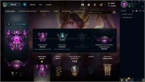 CONTA MESTRE 65% WIN - League of Legends LOL