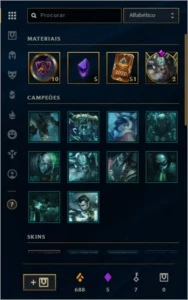 CONTA MESTRE 65% WIN - League of Legends LOL