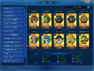 Conta End Game La Dmo Omega Ox, X7, Zeed, Db, Zero Unity - Digimon Masters Online