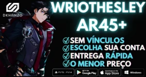 ✨Genshin Impact conta com Wriothesley AR45+ ✨