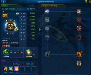 Conta server Omegamon - Digimon Masters Online DMO