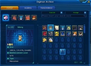 Conta server Omegamon - Digimon Masters Online DMO