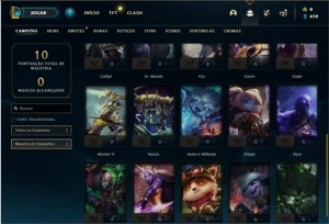 Conta bronze 1 com 25 Champs e 5 Skins -EMAIL NAO CONFIRMADO - League of Legends LOL