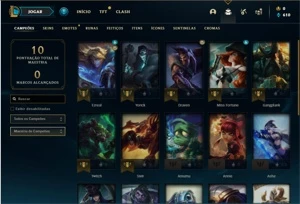 Conta bronze 1 com 25 Champs e 5 Skins -EMAIL NAO CONFIRMADO - League of Legends LOL