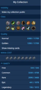 Conta Hearthstone - Conta Excelente - Blizzard