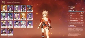 Yoimiya + Mona (troca\venda) - Genshin Impact