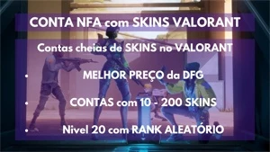 CONTAS NFA VALORANT (Todas com SKINS) 🔥⭐