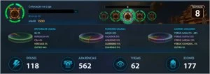 CONTA SMITE ARCONTE, DIVERSAS SKINS LIMITADAS
