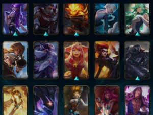 Conta LoL plat 4 flex/prata 2 solo duo 168 skins - League of Legends