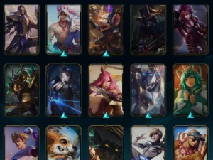 Conta LoL plat 4 flex/prata 2 solo duo 168 skins - League of Legends