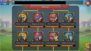 Lords Mobile 55m de poder Lvl25