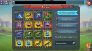 Lords Mobile 55m de poder Lvl25