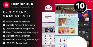 FashionHub SaaS v3.6 - Construtor de sites de comércio... - Outros