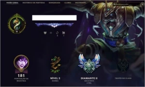 Conta League of Legendes LOL Diamante 4 D4 94 Camp 31 Skin - League of Legends
