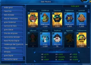 Conta Endgame Ladmo Server Alpha - Digimon Masters Online