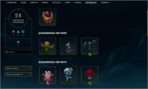 VENDO CONTA DE LOL  • 309 SKINS • TODOS OS CAMPEÕES - League of Legends
