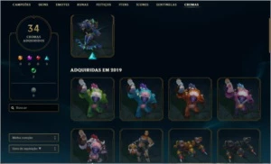 VENDO CONTA DE LOL  • 309 SKINS • TODOS OS CAMPEÕES - League of Legends