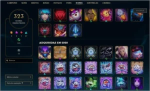 VENDO CONTA DE LOL  • 309 SKINS • TODOS OS CAMPEÕES - League of Legends