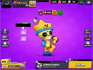 Conta Brawl Stars 25k trof - 45/45 brawlers (todos full)