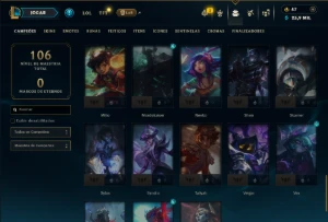 Esmeralda 3 com 55 Champs e 4 Skins ( MONO ADC ) - League of Legends LOL