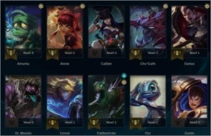Conta Ouro 4 barato com 28 Campeões - League of Legends LOL