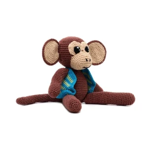 Macaco de Colete em Amigurumi - Artesanato e Personalizados