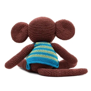 Macaco de Colete em Amigurumi - Artesanato e Personalizados