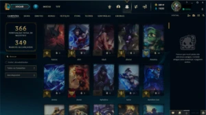 Conta LOL 2013 com 6810 RPs - League of Legends