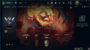 Conta LOL 2013 com 6810 RPs - League of Legends
