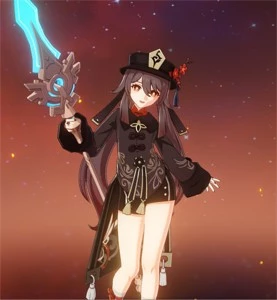 Conta HUTAO /DILUC /KEQING/MONA + ESPINHA CELESTIAL AR48 - Genshin Impact