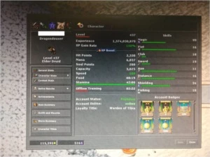 ED LVL 437 ML 99 BARRA CELEBRA - Tibia