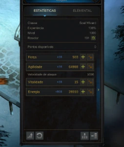 CONTA MEGAMU Sm Full+Itens 191Rr Lv1000 - MU Online