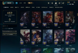 Ferro 3 com 150 Champs e 94 Skins - League of Legends LOL