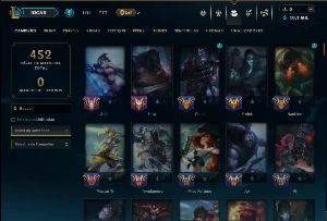 Ferro 3 com 150 Champs e 94 Skins - League of Legends LOL