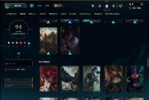Ferro 3 com 150 Champs e 94 Skins - League of Legends LOL