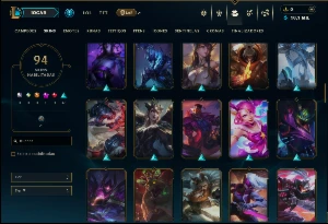 Ferro 3 com 150 Champs e 94 Skins - League of Legends LOL