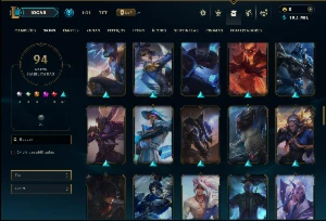 Ferro 3 com 150 Champs e 94 Skins - League of Legends LOL
