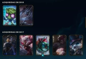Conta LoL (LVL 73, PRATA 3,53 SKINS) - League of Legends