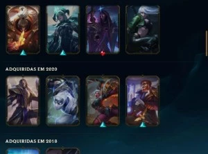 Conta LoL (LVL 73, PRATA 3,53 SKINS) - League of Legends