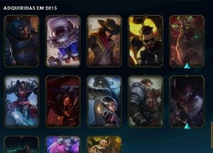 Conta LoL (LVL 73, PRATA 3,53 SKINS) - League of Legends