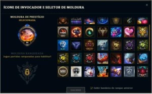 conta lol lvl 64 com icones 2016 - League of Legends