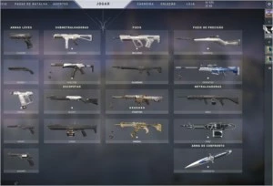 Conta valorant sem rank com skins