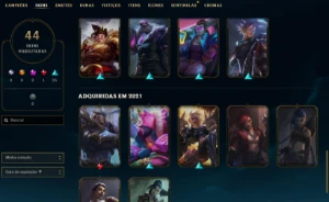 4656 De Rp - 44 Skins - League Of Legends Fa - Unranked - En LOL