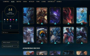 4656 De Rp - 44 Skins - League Of Legends Fa - Unranked - En LOL