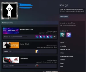 Conta Cs2 Prime 4 Medalhas + 578Hrs. Com Premier! - Counter Strike
