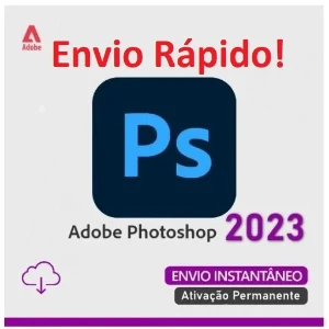 Adobe Photoshop 2023 - Português BR - Original Vitalício - Softwares e Licenças