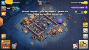 Cv 13 bem upado + lendária no perfil + base 7 full + CR - Clash of Clans