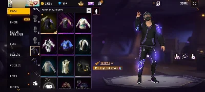 Corta de free fere Com casca angélica masculino e feminino - Free Fire